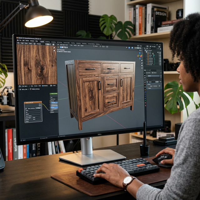 Veta de madera hiperrealista